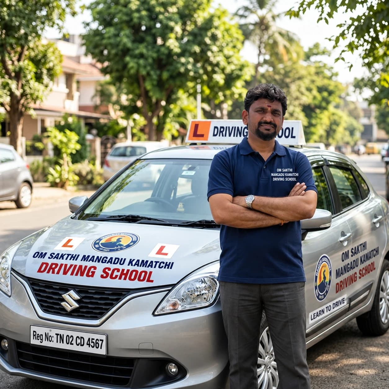 Sathish Kumar - Certified Driving Instructor at Om Sakthi Mangadu Kamatchi Driving School Ambattur, Ayanambakkam, Chennai